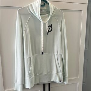 Peloton Mint Cowl Neck with Logo